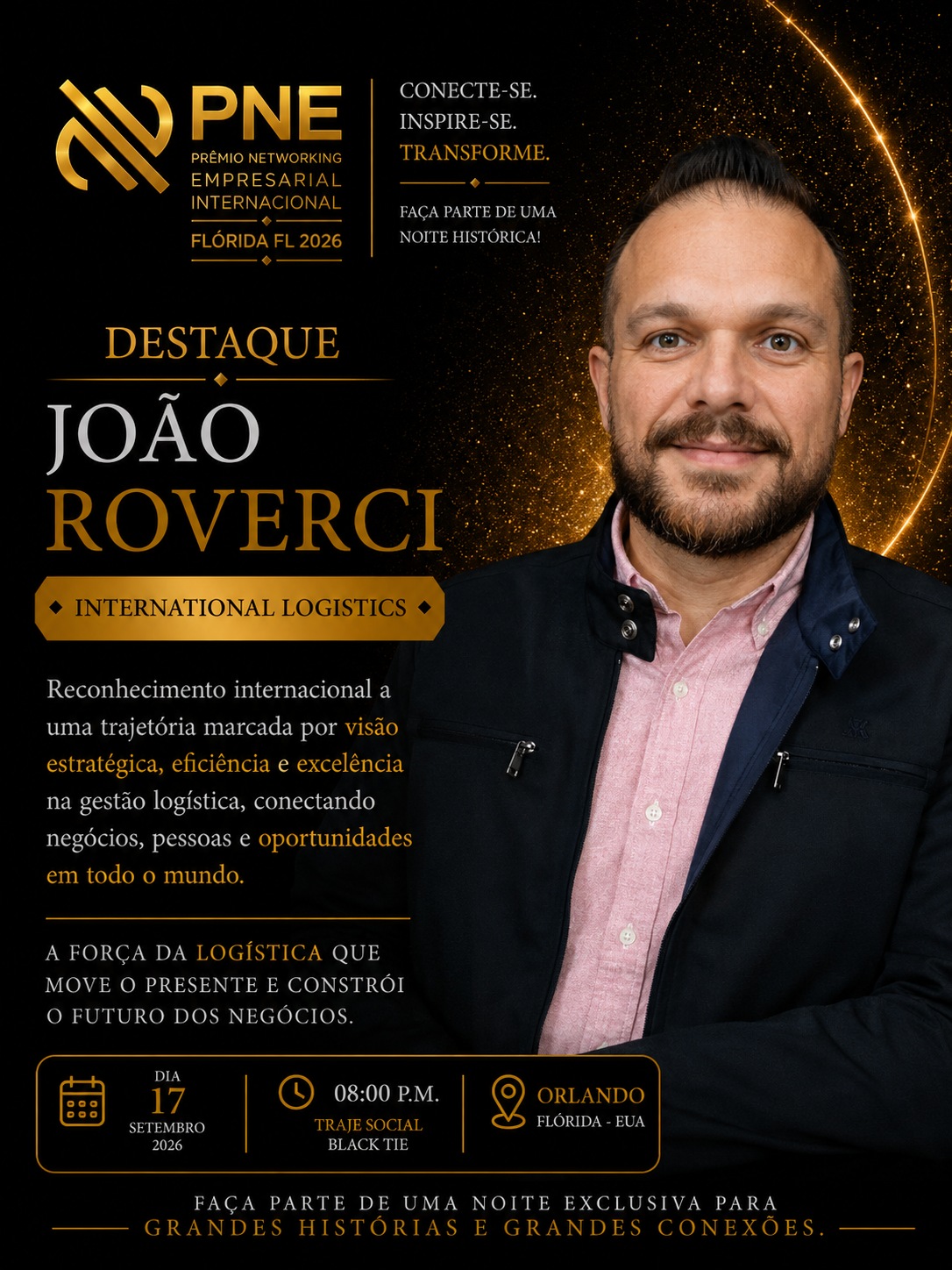 Flyer oficial — João Roverci