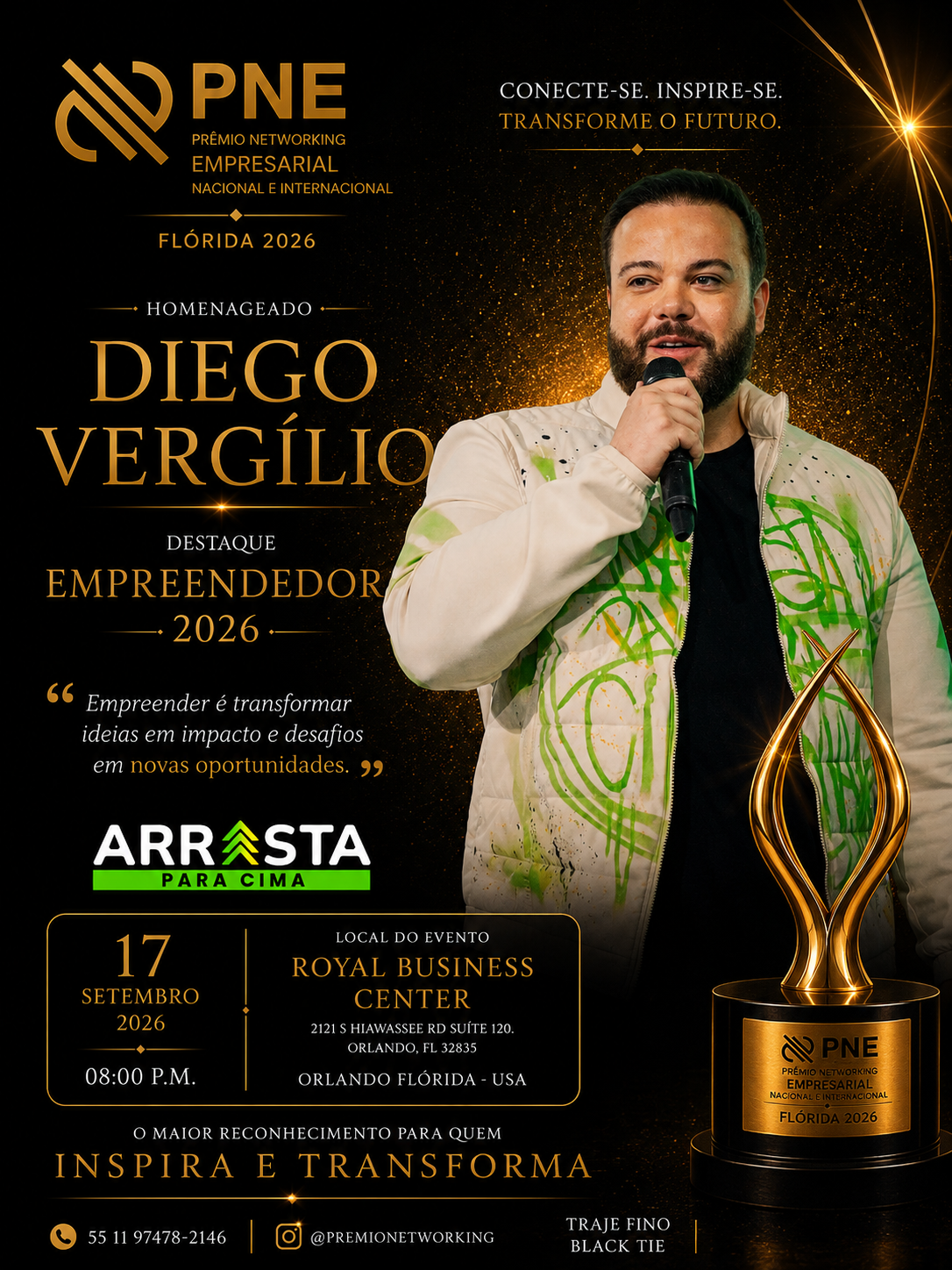 Flyer oficial — Diego