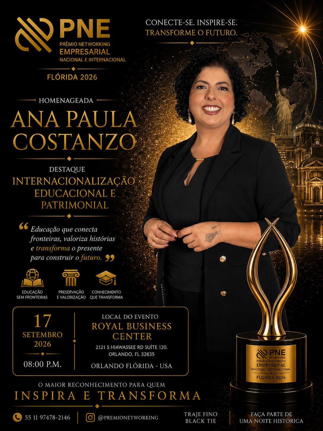 Flyer oficial — Ana Paula