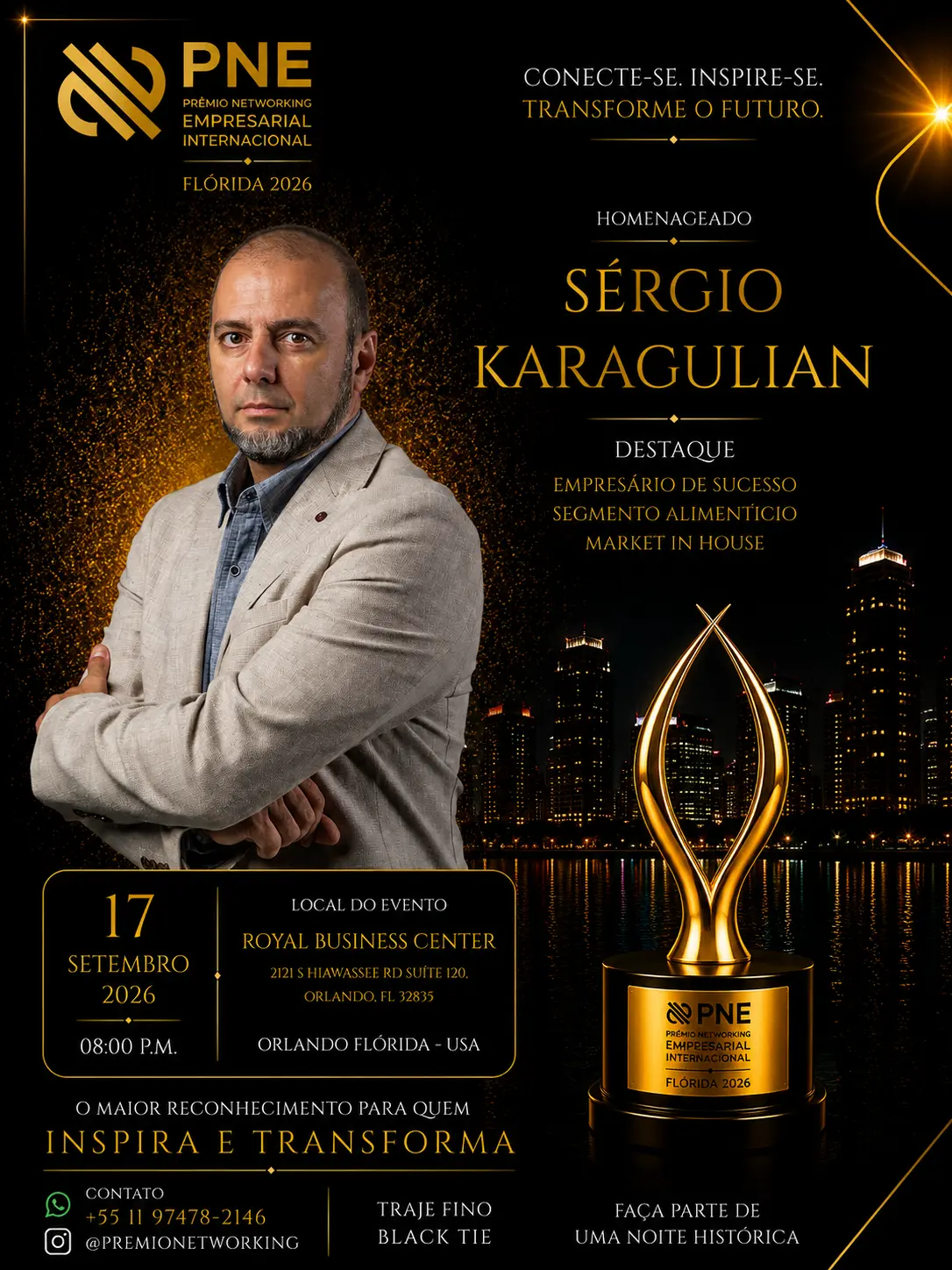 Flyer oficial — Sérgio Karagulian
